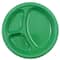 JAM Paper 10.25" Divided Plastic Party Plates, 20ct.